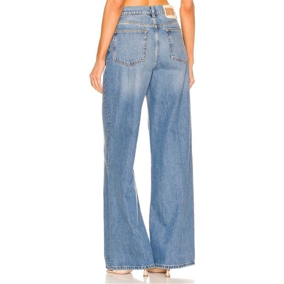 BOYISH The Jovi High Rise Rigid Ultra Relaxed Jeans Rio Bravo Blue - Picture 9 of 10